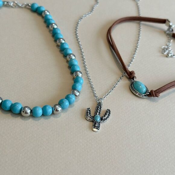 Boho Necklace Set N1460 - Picture 3 of 4